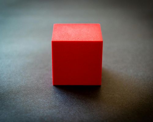 Abstract ice lines representing structural core stability